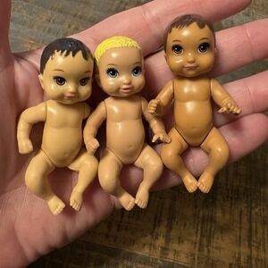 Barbie Skipper Babysitters Inc 3" Baby Doll Mattel Lot Of 3